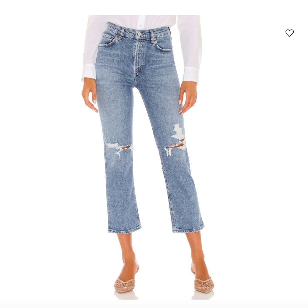 AGOLDE Wilder Jean in Whiplash size 25